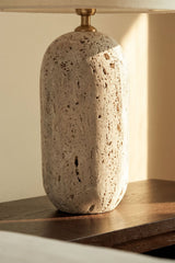 Lampe Yalvira travertin