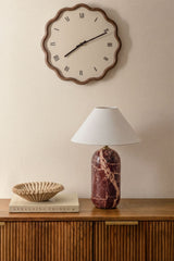 Lampe Yalvira marbre rouge cherry gold