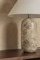 Lampe Yalvira marbre beige panther