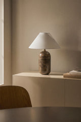Lampe Yalvira marbre brun emperador