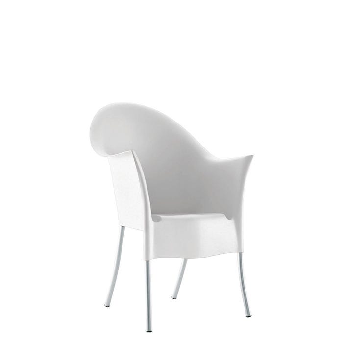 Chaise Lord yo — White, aluminum