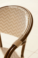 Lot de 2 chaises de jardin Brielle Bistro - vue d'ambiance
