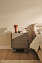 Pack de 2 tables de chevet Sheila - Moka Brown - packshot