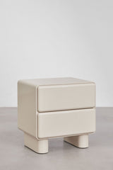 Pack de 2 tables de chevet Sheila - Tapioca Beige - detail