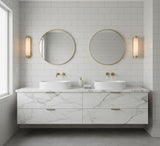 Applique de salle de bain vintage LOUISE — Laiton