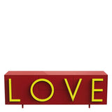 Cabinet Love large — Red, fluorescent yellow