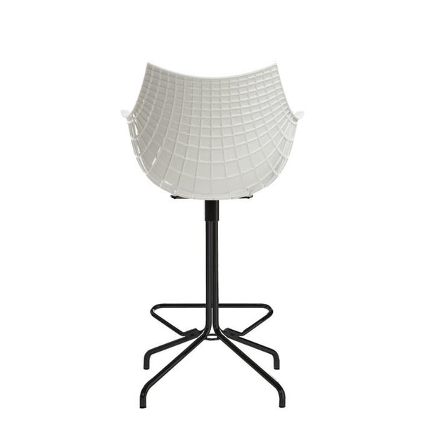Chaise de bar Meridiana — White, black