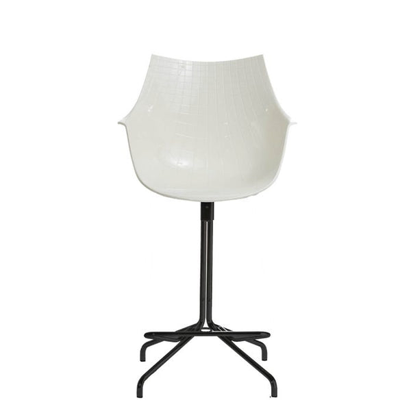 Chaise de bar Meridiana — White, black