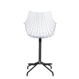 Chaise de bar Meridiana — Transparent, black