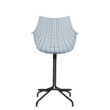 Chaise de bar Meridiana — Smoky grey, black