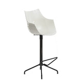 Chaise de bar Meridiana — White, black