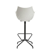 Chaise de bar Meridiana — White, black