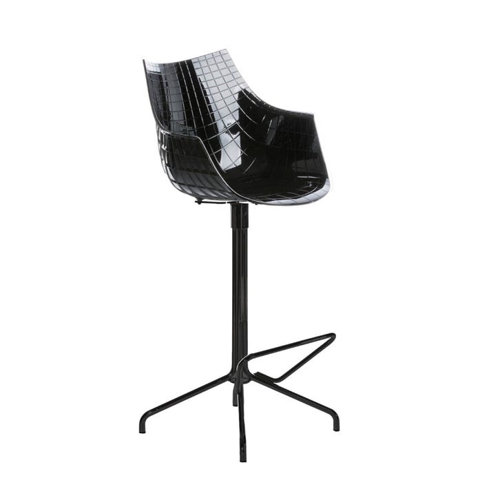 Chaise de bar Meridiana — Black, black