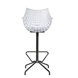 Chaise de bar Meridiana — Transparent, black