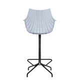 Chaise de bar Meridiana — Smoky grey, black