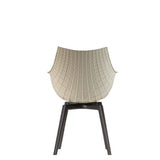 Chaise Meridiana bois — White, charcoal