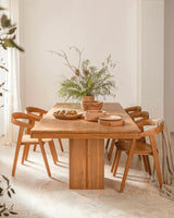 Table de diner Kerbang 240 — Teck