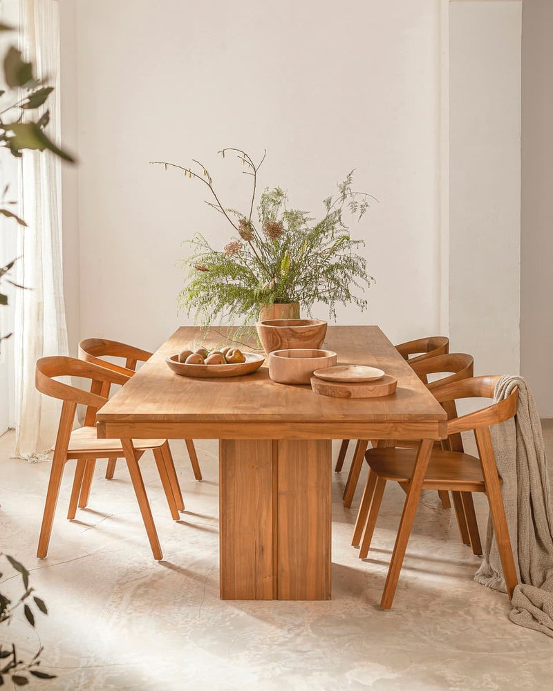 Table de diner Kerbang 240 — Teck