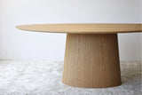 Table à manger Ovale — Frêne naturel