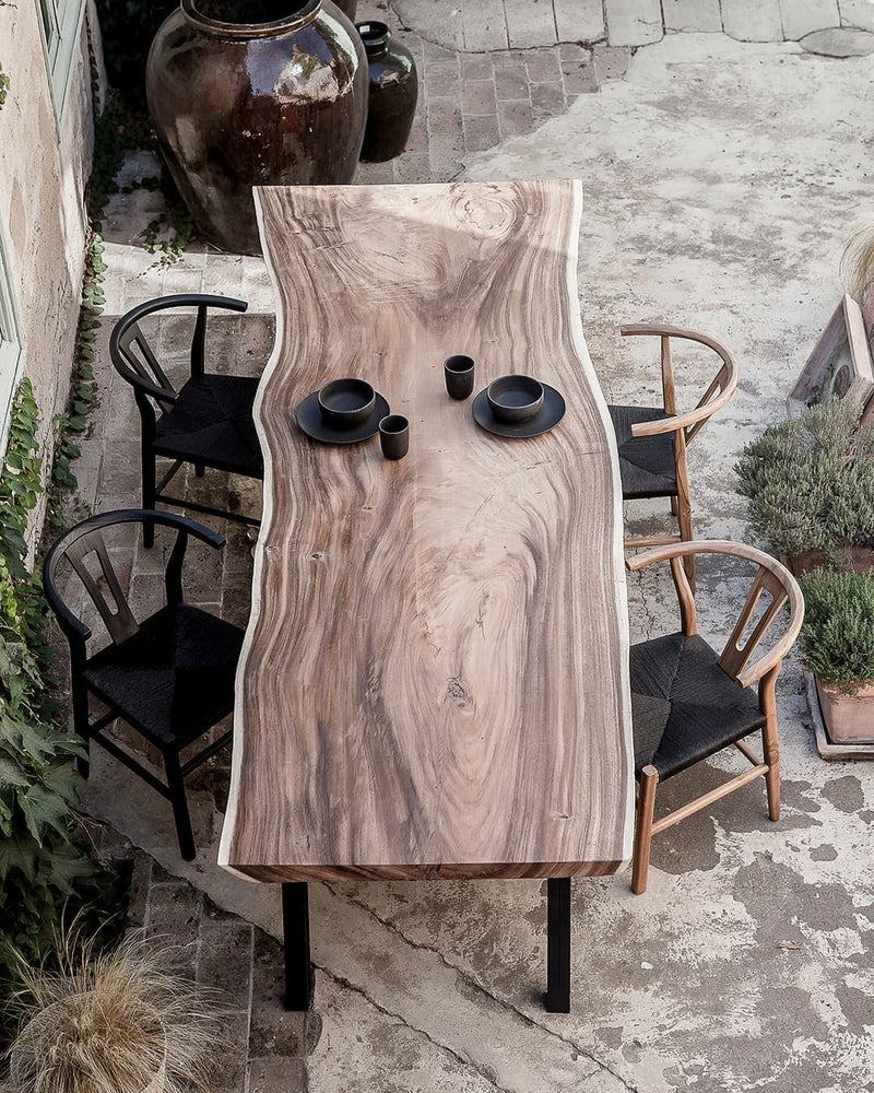 Table de diner d'extérieur Imperia 220 — Bois de suar