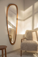 Miroir Arbidel chêne foncé 60x165