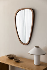 Miroir Arbidel chêne foncé 50x80