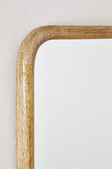 Miroir mural rectangulaire en bois de manguier Mirtzia - vue 4