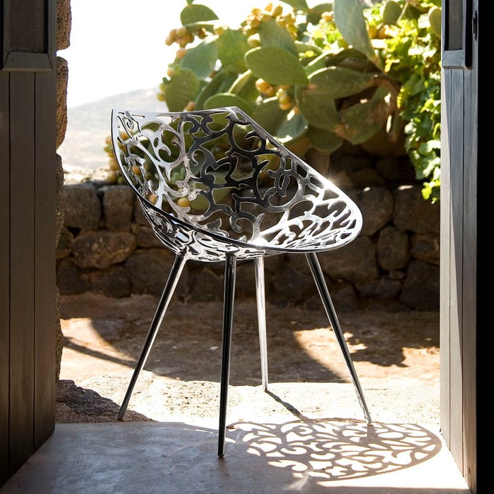 Chaise Miss lacy — Steel