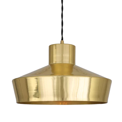 Suspension moderne Elegance (3m câble) — Laiton poli