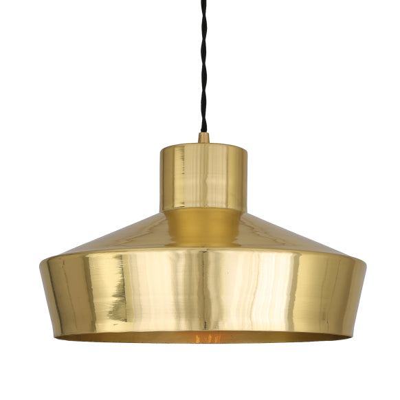 Suspension moderne Elegance - avec accessoires — Laiton poli