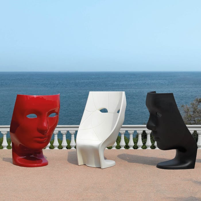 Fauteuil Nemo — Red laqué
