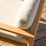 Fauteuil de jardin NOAH — Teck massif