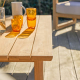 Table basse de jardin NOAH — Teck massif