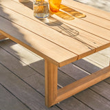 Table basse de jardin NOAH — Teck massif