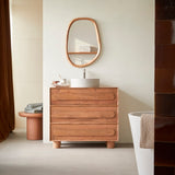 Meuble de salle de bain Olga 90cm en acacia massif - packshot