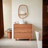 Olga - Meuble de salle de bain en acacia massif 90cm