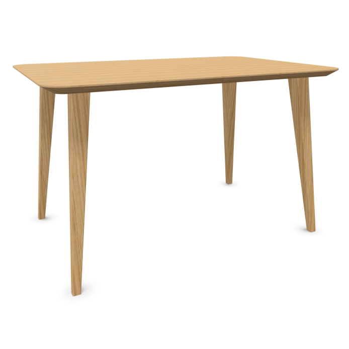 Table Bob 120x80cm — Chêne naturel