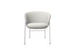 Chaise Ginger - 4 pattes — K Bouclè 01, White, Patins feutre