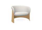 Fauteuil Ginger Lounge — K Bouclè 01, Chêne natural