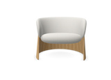 Fauteuil Ginger Lounge — K Bouclè 01, Chêne natural