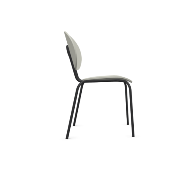 Chaise Hari - Polypropylène — Silk, Negro