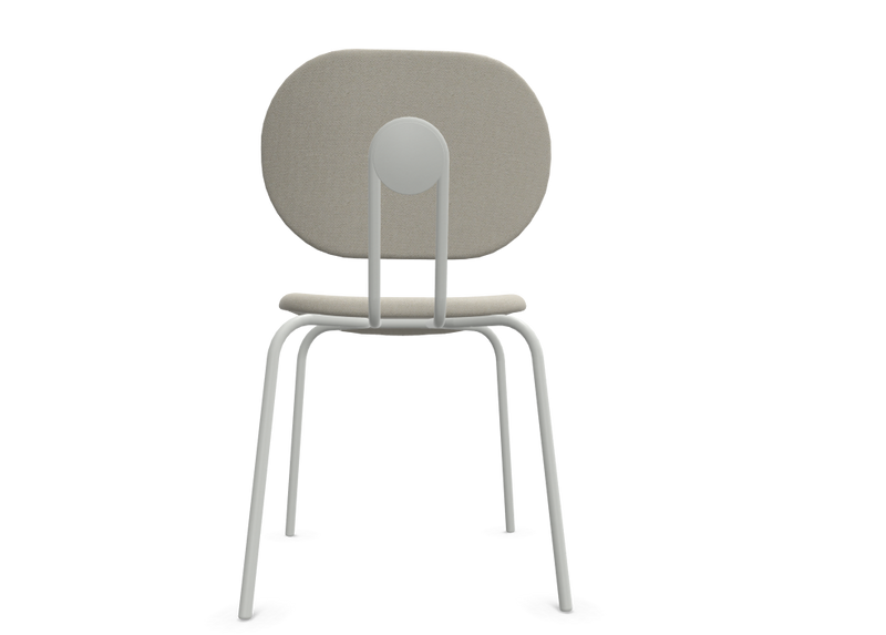 Chaise Hari - Tapissé — A Era Futurist, Epoxy blanc