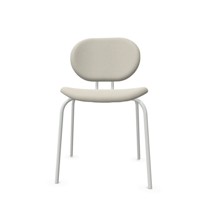 Chaise Hari - Tapissé — A Era Futurist, Epoxy blanc