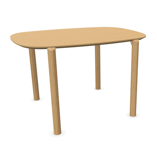 Table de diner Juno 120x90cm — Chêne naturel