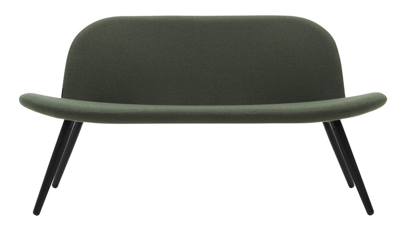Banquette Orlando wood — Frêne noir & Felt melange 294