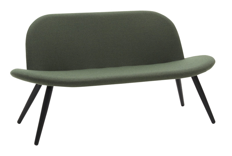 Banquette Orlando wood — Frêne noir & Felt melange 294