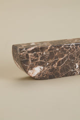Poignées Tinesla marbre brun emperador 16 cm