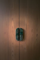 Poignées Tinesla marbre vert udaipur 16 cm