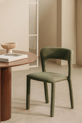 Chaises BRUSEL Tissu Vert Sauge