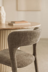 Chaises BRUSEL Gris Taupe - vue 2